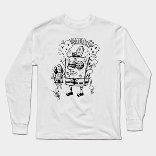 sponge bob chill mode Long Sleeve T-Shirt